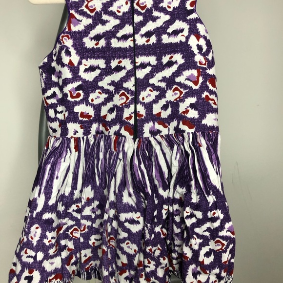 African Print Purple Dress - Picture 5 of 5